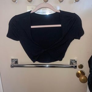 All twist knot crop top